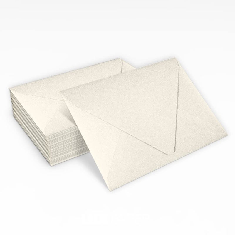 LUXPaper 4Bar A1 Contour Flap Invitation Envelopes | 3 5/8" x 5 1/8" | Quartz Metallic | 80lb. Text | 50 Qty - Image 5